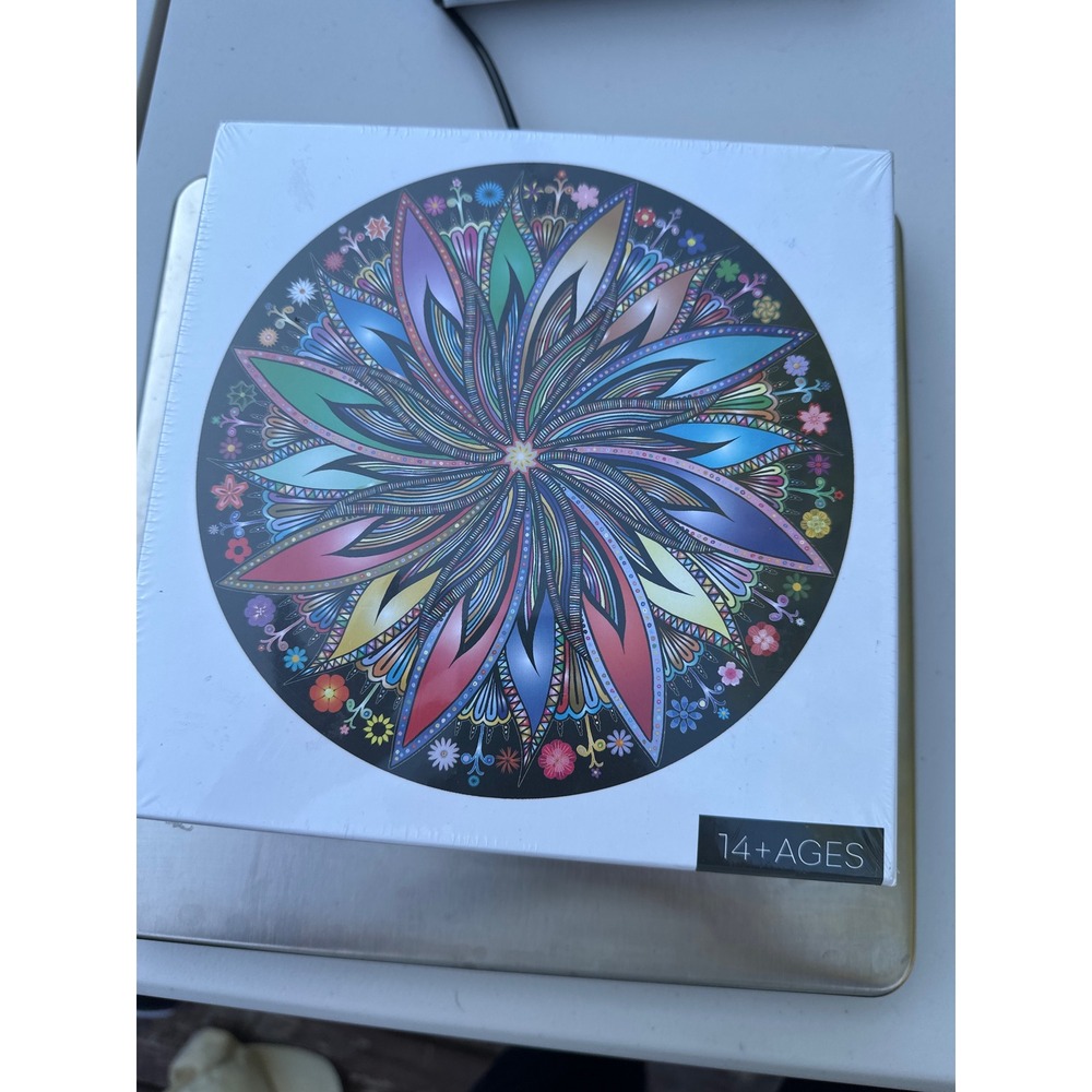 Blooming Flower Mandala Jigsaw Puzzle for Adults‎ 14+ Circular Design Z-003 NEW